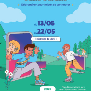Affiche défi sans écran 2025